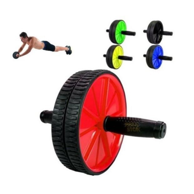 Roda Abdominal Exercício Casa Funcional Dupla Anti-skid Fitness Exercício Yoga ABWHEEL