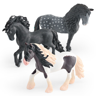 Modelo de Cavalo Animal Selvagem de Simulação, Brinquedos de Decoração para Crianças, Cognição Andaluzia Mayenke em Oferta na Shopee