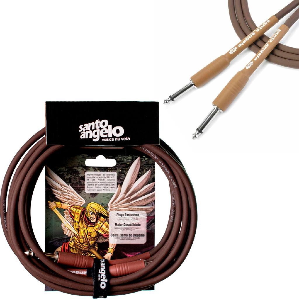 Cabo Santo Angelo Acoustic 3,05 Metros P10 Reto para Violão em Oferta na Shopee