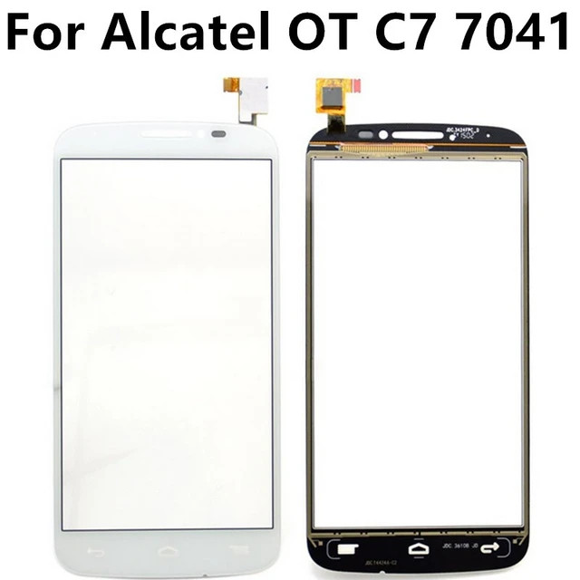 Tela Frontal Touch Screen Alcatel One Touch Pop C7 7042 7042e PRETO Padrão Gamex