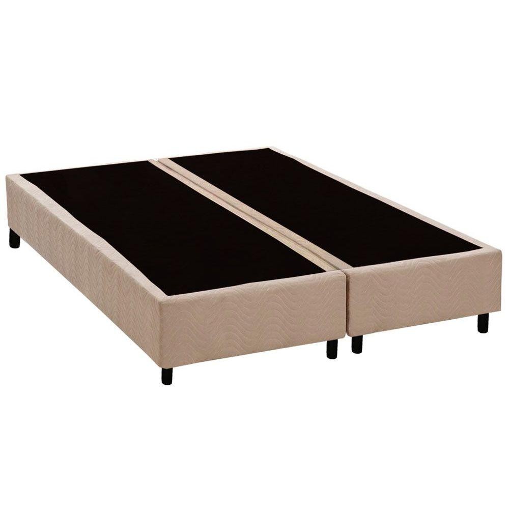 Cama Box Base Universal Queen Suede Clean (158x198x20) - Costa Rica em Oferta na Shopee
