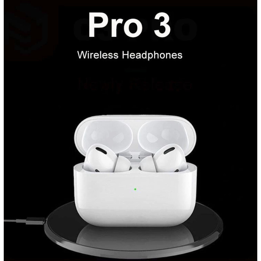 Fone de Ouvido Sem Fio Airpods PRO 3 Com Cancelamento De Ruído Bluetooth Pop-Up p/ iOS e Android so aqui em oferta aqui — imagem 2 de 2