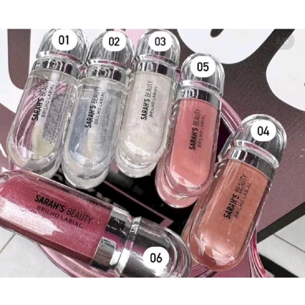 Gloss Sarah’s Beauty S6131 Brilho Labial Transparente e Elegante