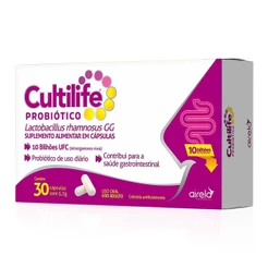 CULTILIFE PROBIÓTICO 10 BILHÕES UFC 30 CÁPSULAS