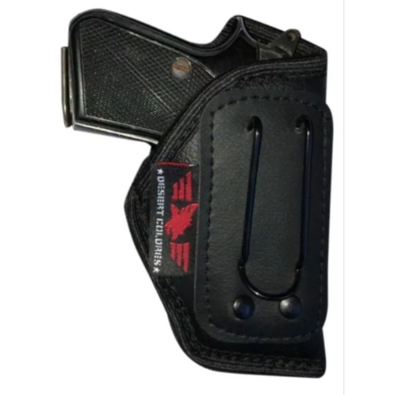 Coldre Velado Premium (Sem Aba) Para Beretta 635 Dissimulado Em Neoprene E Couro P.U