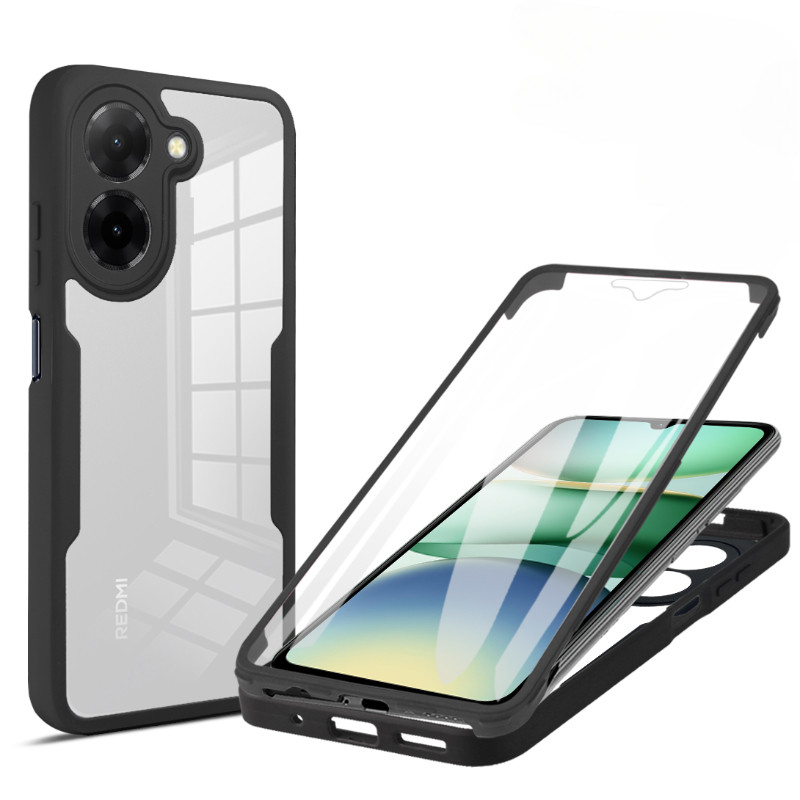 Capa De Proteção De Tela De Cobertura Completa 360 Para Redmi A5 4G Traseira De Camada Dupla