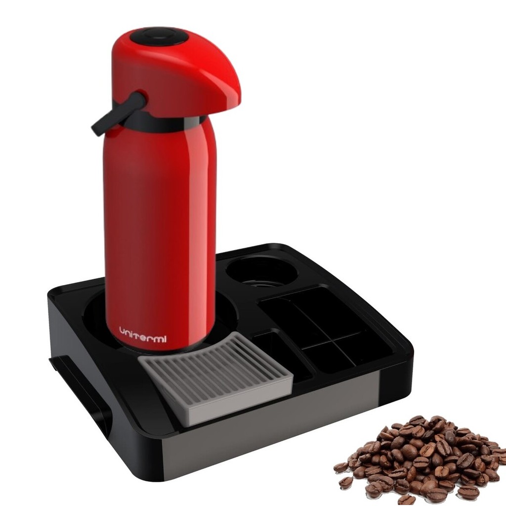 Conjunto Garrafa Térmica 1,8l + Bandeja Organizadora Preta — imagem 2 de 2