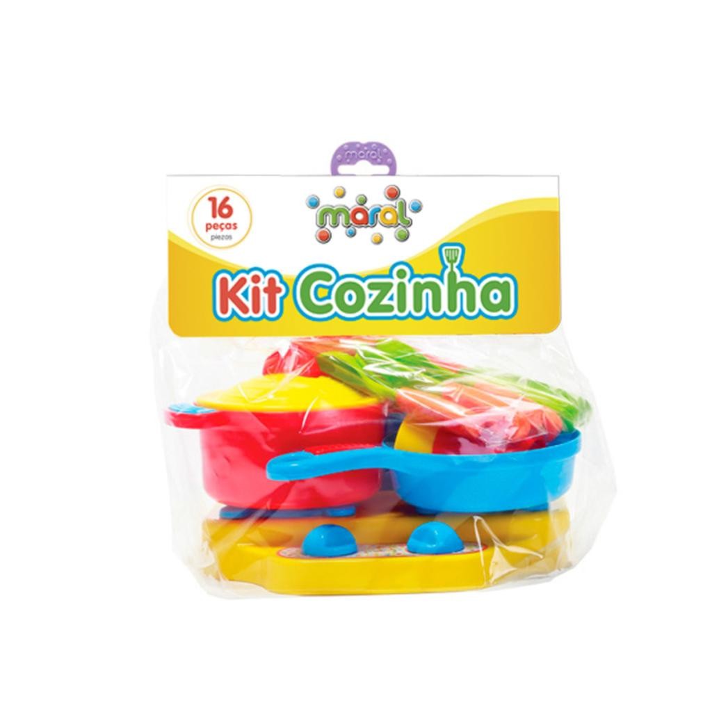 Kit Casinha Jogo Panelinha+fogão Colorida Infantil Presente