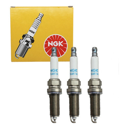 Jogo 03 Velas Ignição Sandero 1.0 12v 3 Cilindros Original Ngk - Spare Parts and Accessories for Vehicles