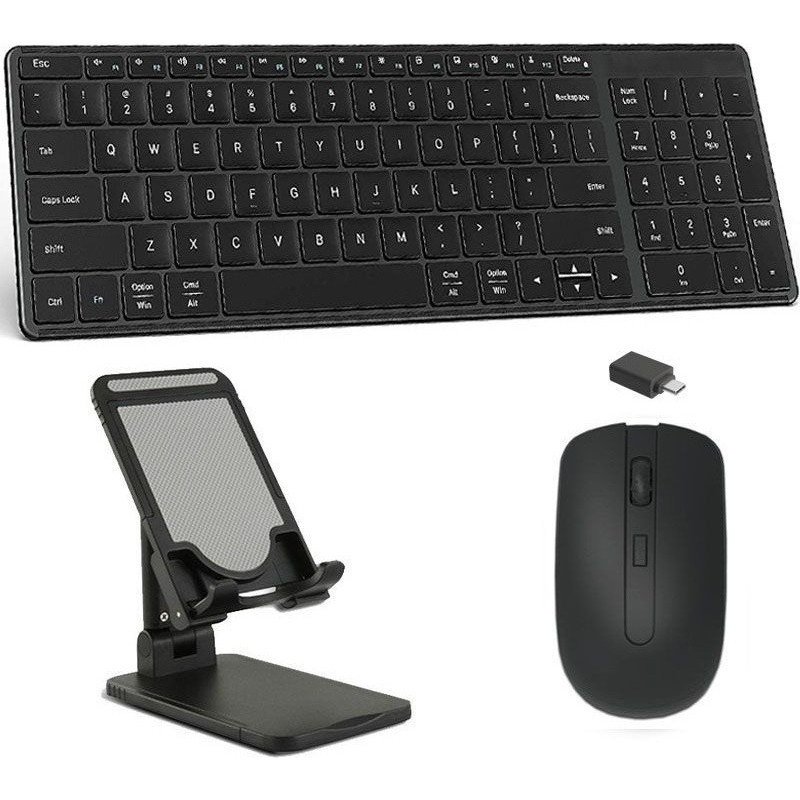 Teclado, Mouse E Suporte Galaxy Tab A T510/t515 10.1  Preto