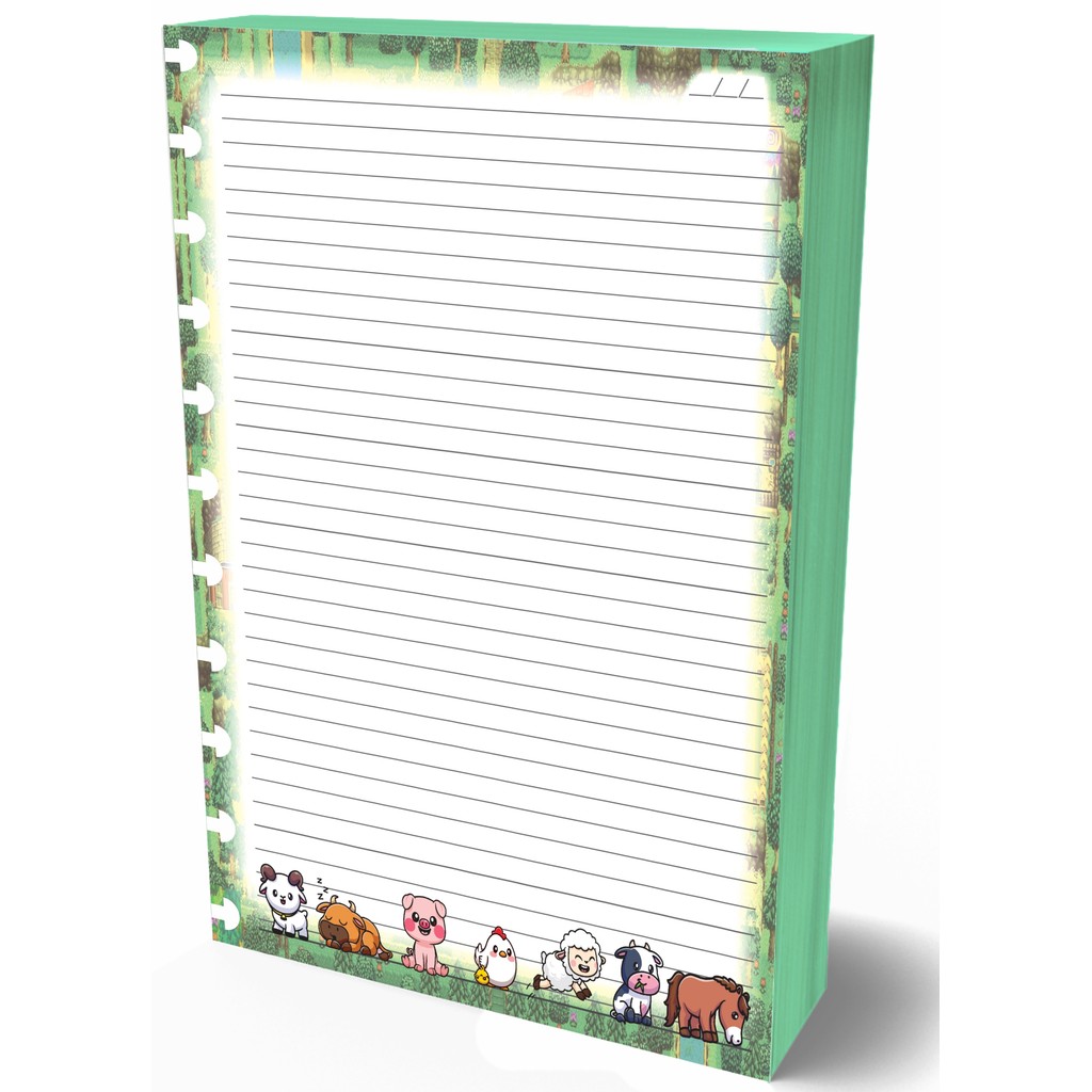 Refil Caderno Discos 90g Grande 11 Furos Fazenda 100 Folhas em Oferta na Shopee