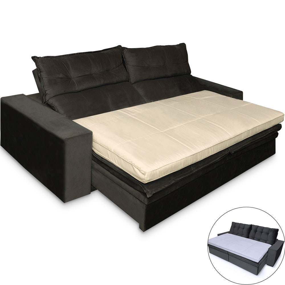 Pillow Top para Sofá Retrátil e Reclinável Almofada 200x100cm BF Colchões em Oferta na Shopee