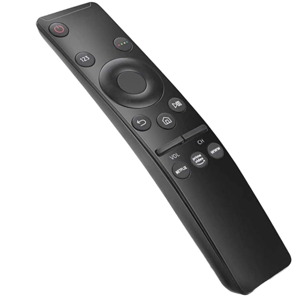 Kit 2 controle remoto compativel tv samsung smart 4k led universal botão aplicativos