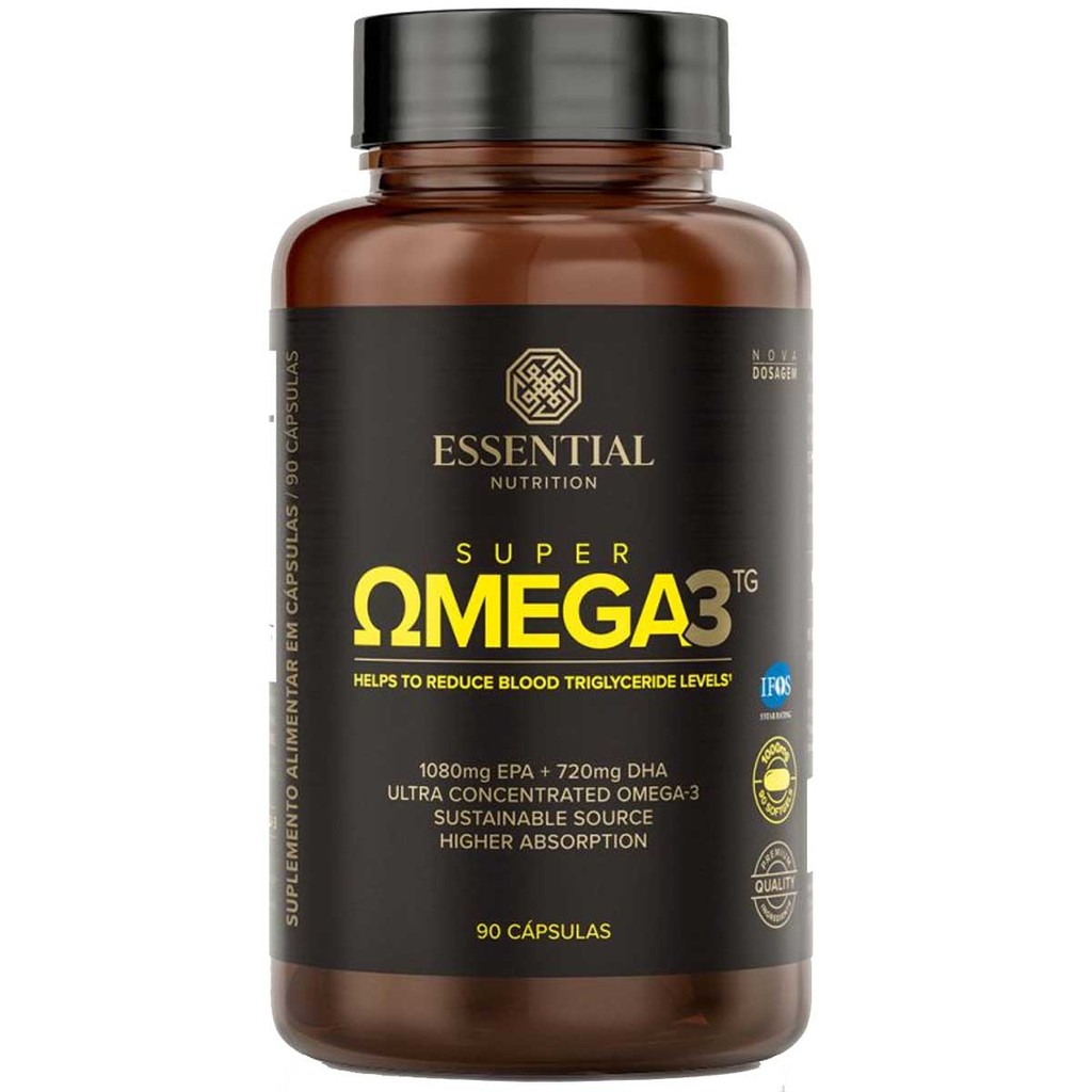 Ômega 3 Essential Super Ômega 3 TG 1000mg com 90 cápsulas