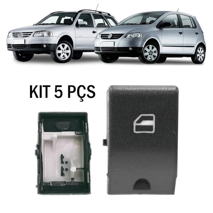 KIT COM 5 CAPAS PARA INTERRUPTOR DO VIDRO ELÉTRICO - BIF005 em Oferta na Shopee