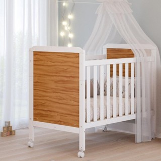 Berço Mini Cama Cloe Padrão Americano 2 em 100% MDF Móveis Peroba em Oferta na Shopee