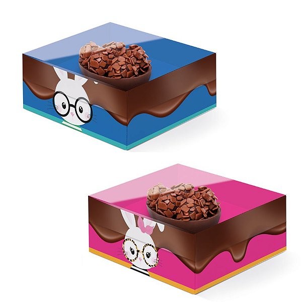 Caixa New Practice Meio Ovo Mini 50g 11,5x9x5,5cm Páscoa Cores Sortido - 06 unidades - Cromus Páscoa - Rizzo Embalagens em Oferta na Shopee