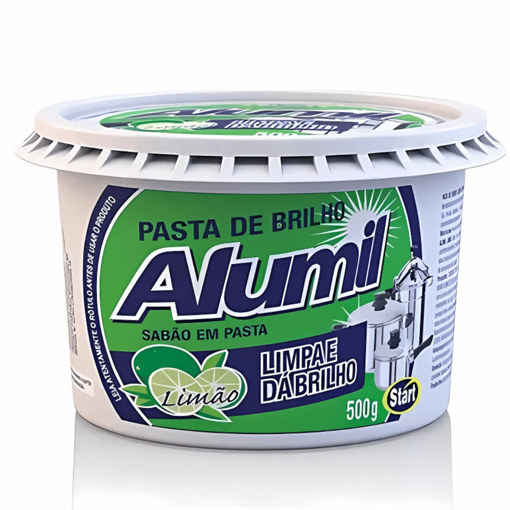 PASTA DE BRILHO ALUMIL LIMAO 500G START