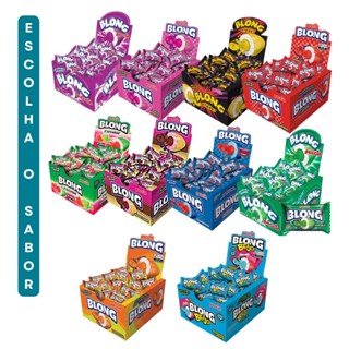 Chiclete Blong Recheado 40 unidades | Escolha o Sabor em Oferta na Shopee