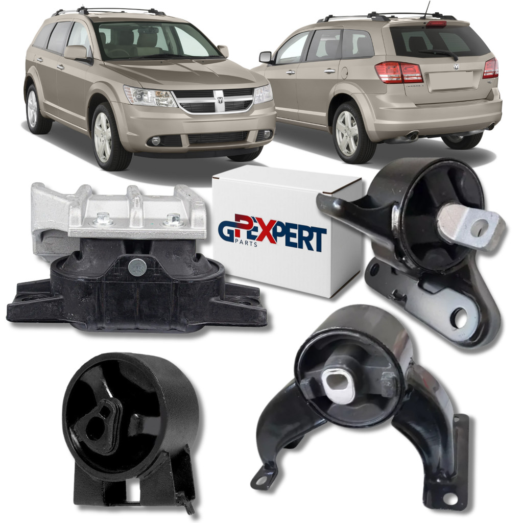 KIT 04 CALÇO COXIM MOTOR CÂMBIO JOURNEY 2.7 V6 2007 2008 2009 2010 2011