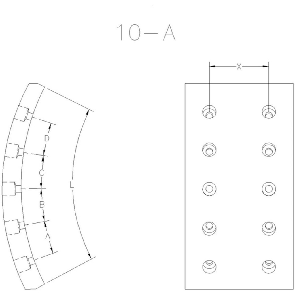 Lona de freio Chevrolet Monza 1983 a 1998 FRAS-LE CB/40-XX em Oferta na Shopee