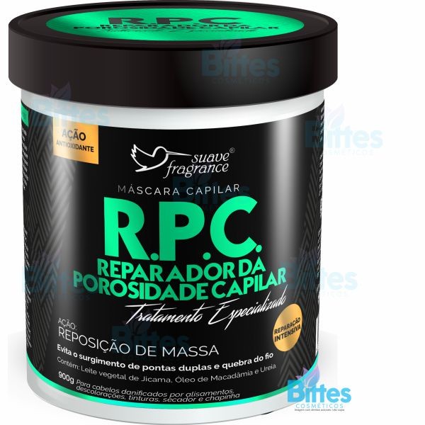 Máscara R.p.c. Suave Fragrance Cosméticos Reparador da Porosidade Capilar Profissional
