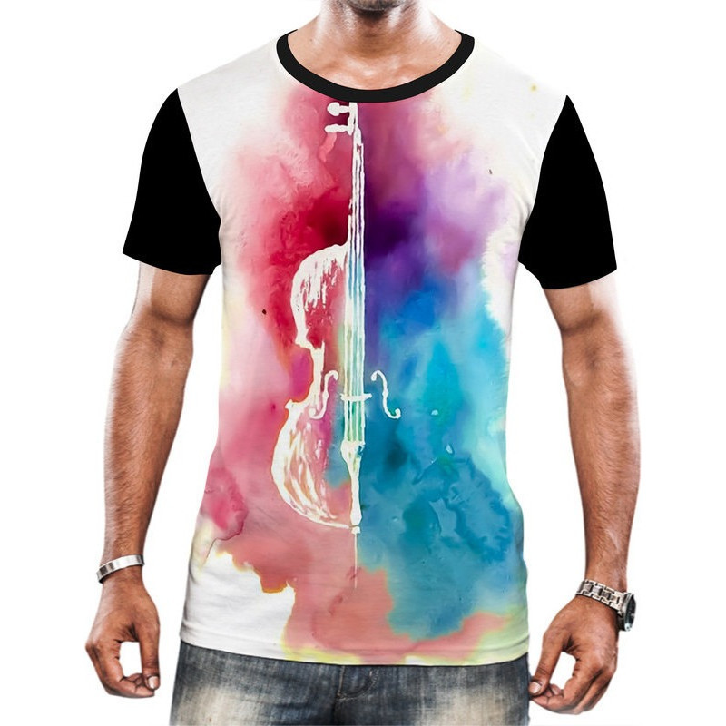 Camiseta Camisa Instrumento Corda Violoncelo Som Clássico 7 HTPX