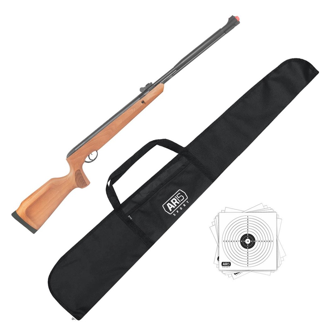 Carabina de Pressao 5.5 Naja 2.0 Tag Madeira Nitro 60Kg em Oferta na Shopee