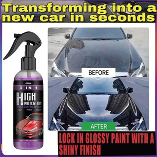 Spray De Revestimento Rápido 3 Em 1 , Alta Proteção , De Para Carro , Reparo De Pintura , Restaurador Externo De Cerâmic em Oferta na Shopee