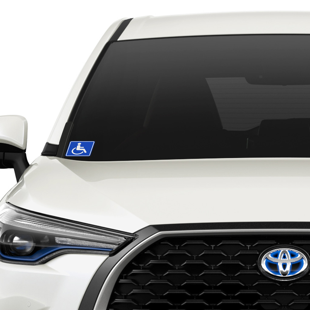 4 Adesivos Deficiente Fisico Cadeirante Vidro Do Carro 10x10 em Oferta na Shopee