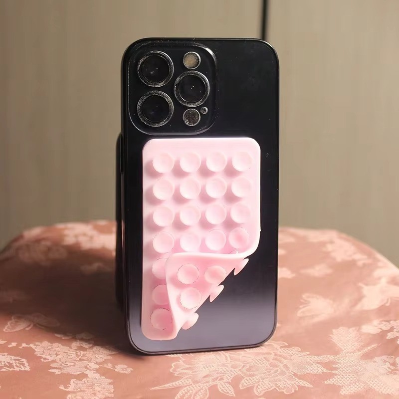 Suporte De Capa De Telefone Com Ventosa De Silicone-Forte Mãos-Livres De Dupla Face Para iPhone Android Espelho De Carro em Oferta na Shopee