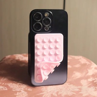 Suporte De Capa De Telefone Com Ventosa De Silicone-Forte Mãos-Livres De Dupla Face Para iPhone Android Espelho De Carro em Oferta na Shopee