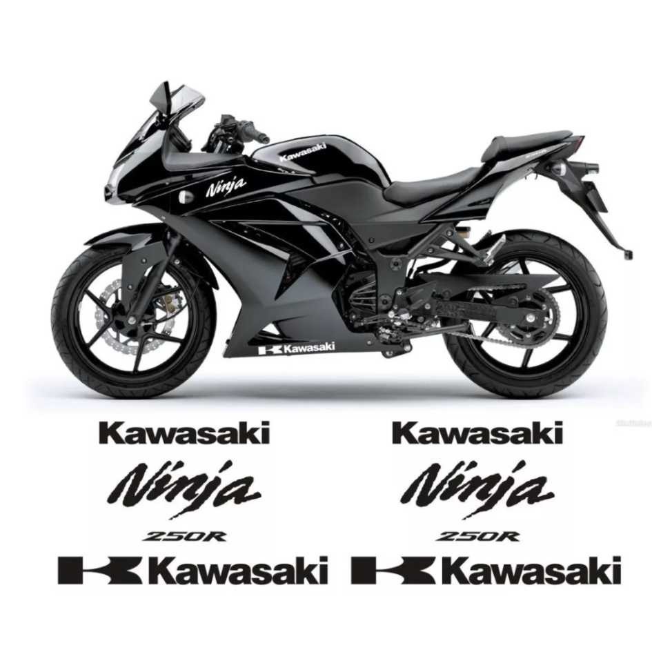 Adesivos Moto Kawasaki Ninja 250r 300 Rabeta Carenagem Tanque a184
