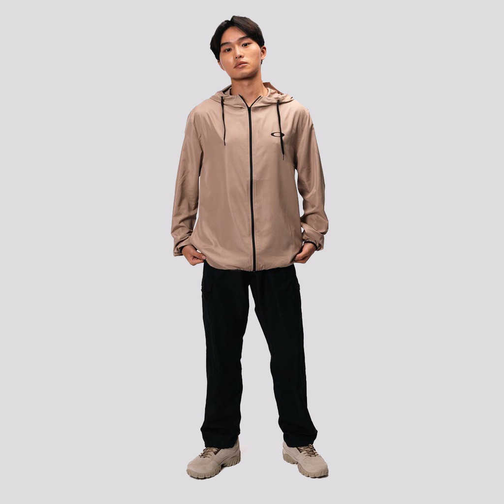 Detalhes do Jaqueta Oakley Essential Windbreaker Bege