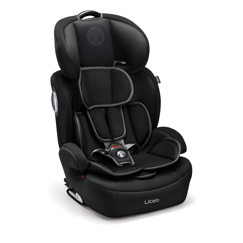 Cadeirinha Infantil para carro Safemax Fix 2.0 Isofix 9-36 Kg Preta Litet - BB459
