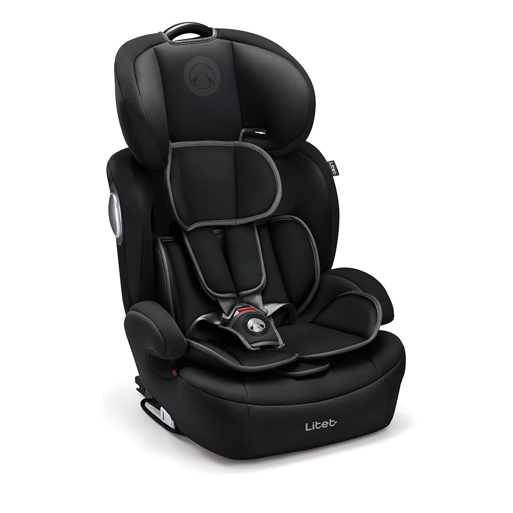 Cadeirinha Infantil para carro Safemax Fix 2.0 Isofix 9-36 Kg Preta Litet - BB459