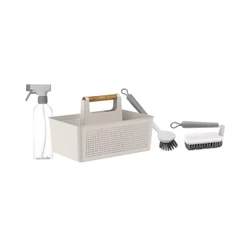 Kit de lavanderia Ou 4 peças Linha Flow - Bege