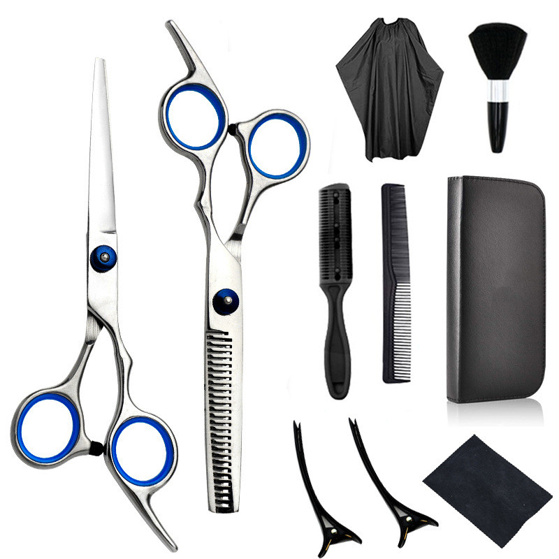 Kit 11 Peças De Tesouras De Dabelo Caseiras Para Uso Doméstico Kit de Ferramentas para Cortar Cabelo em Oferta na Shopee