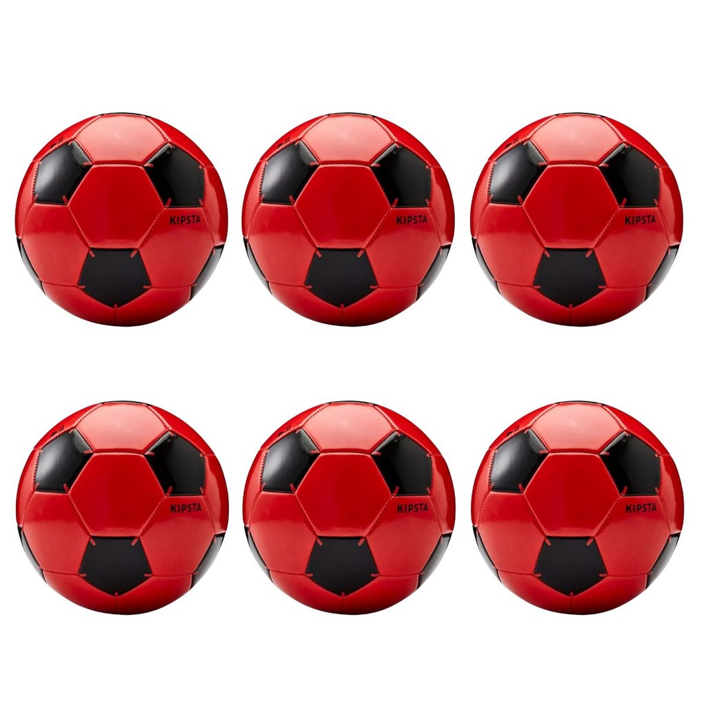 KIT 6 Bolas de Futebol Kipsta First Kick -  Resistencia e Qualidade Premium nos tamanhos 3, 4 e 5 em Oferta na Shopee