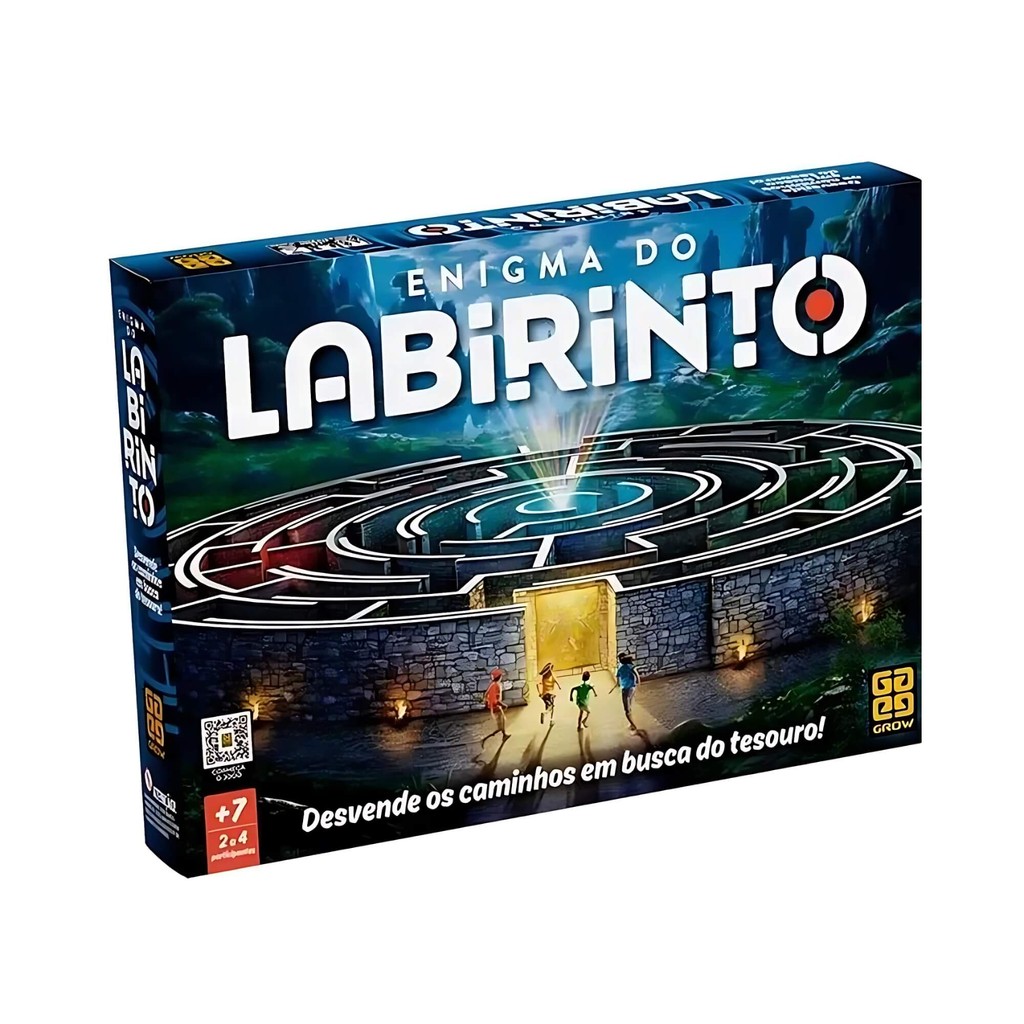 Jogo de Tabuleiro Enigma do Labirinto Grow - 04617 em Oferta na Shopee