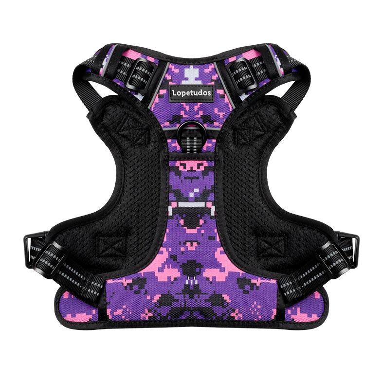 Detalhes do Peitoral Lopetudos EliteGear1, P, Roxo Camuflado, LP-PTEG-PCPRP