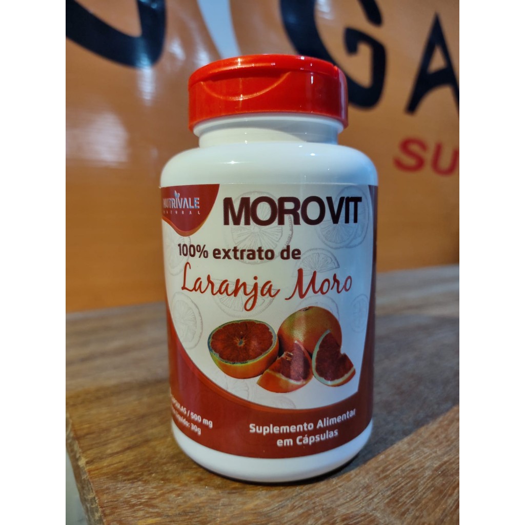 Laranja Moro 500 mg • 60 cáps • Suplemento Natural Celtis sinensis • Apoio Metabolismo & Antioxidante