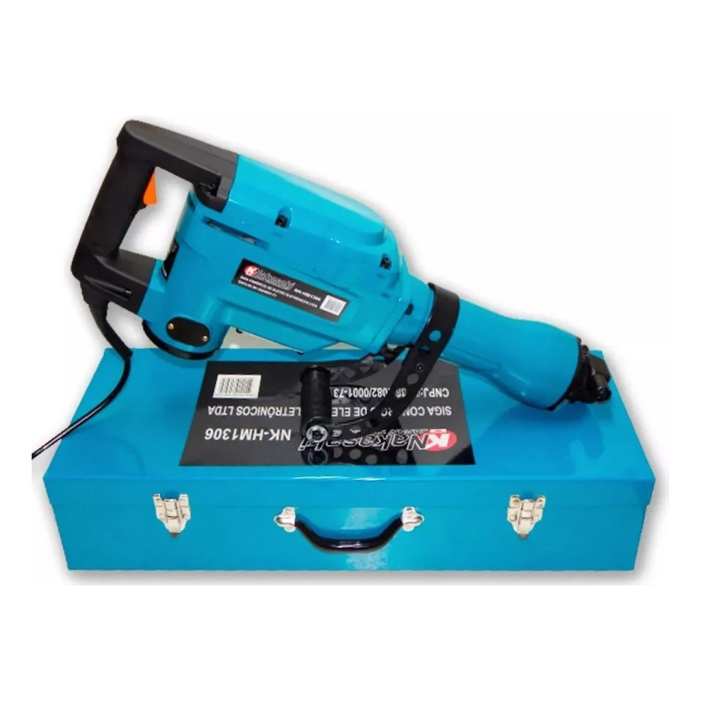 Martelete Proficional Nakasaki 15kg 1600w Cor Azul-turquesa 220v