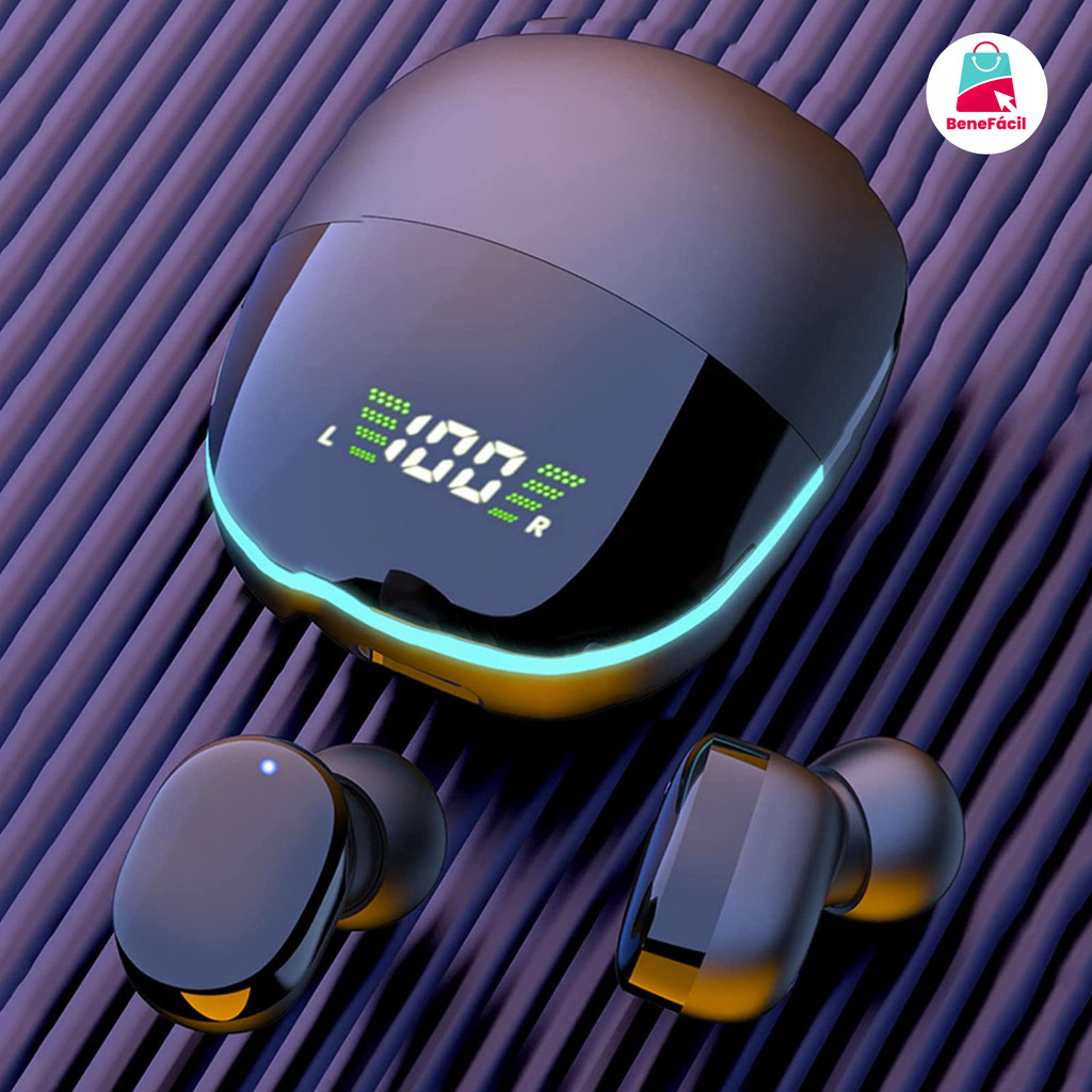 Fone De Ouvido Gaming G9S/E6S, Água Prova, Bluetooth Sem Fio, Ruído Cancelamento, Som Estéreo HiFi, TX com Microfone
