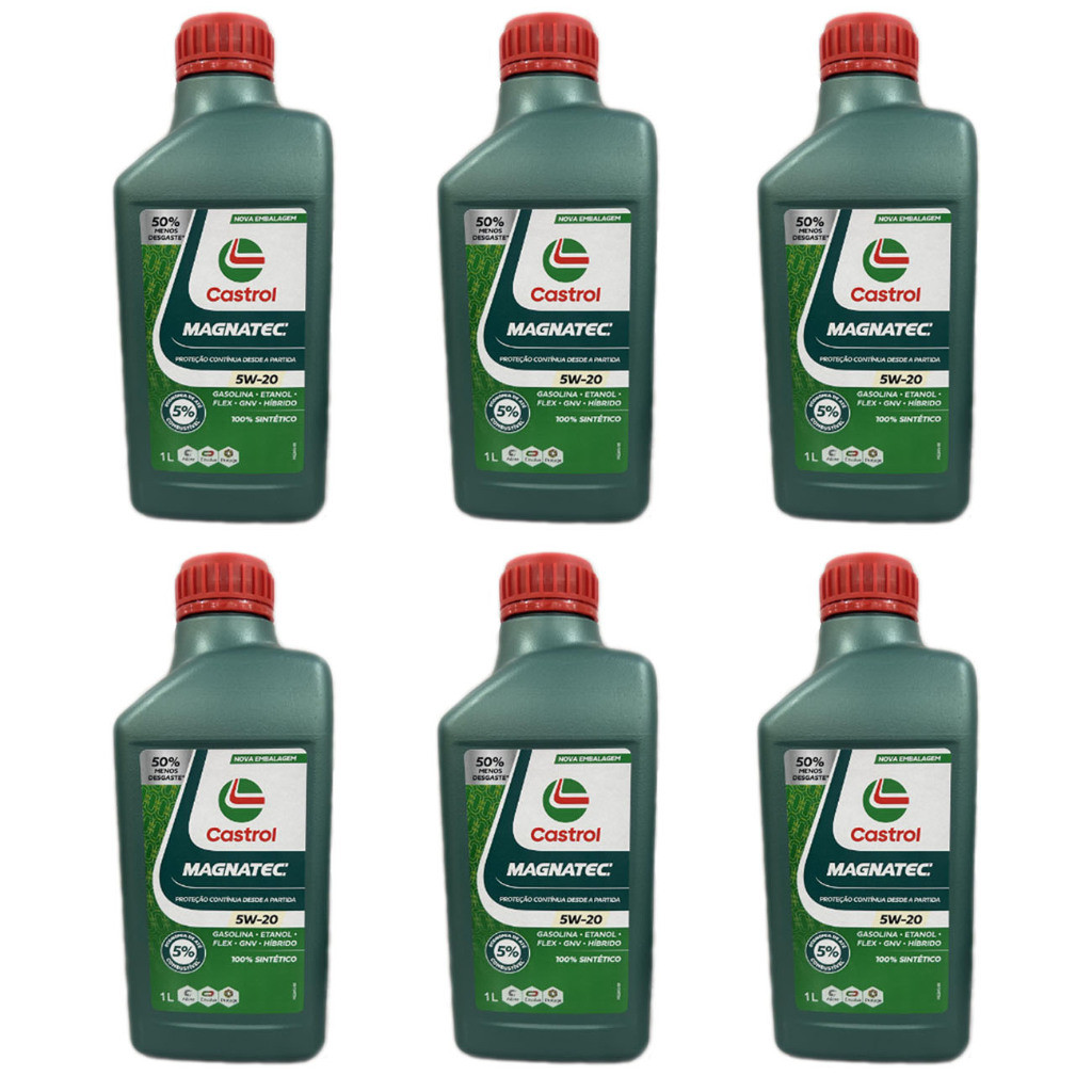 Óleo  Lubrificante Castrol Magnatec 5w20 E Stop Start Sintético
