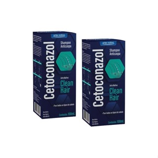 Kit 2 Shampoo Anticaspa Clean Hair 100ml em Oferta na Shopee