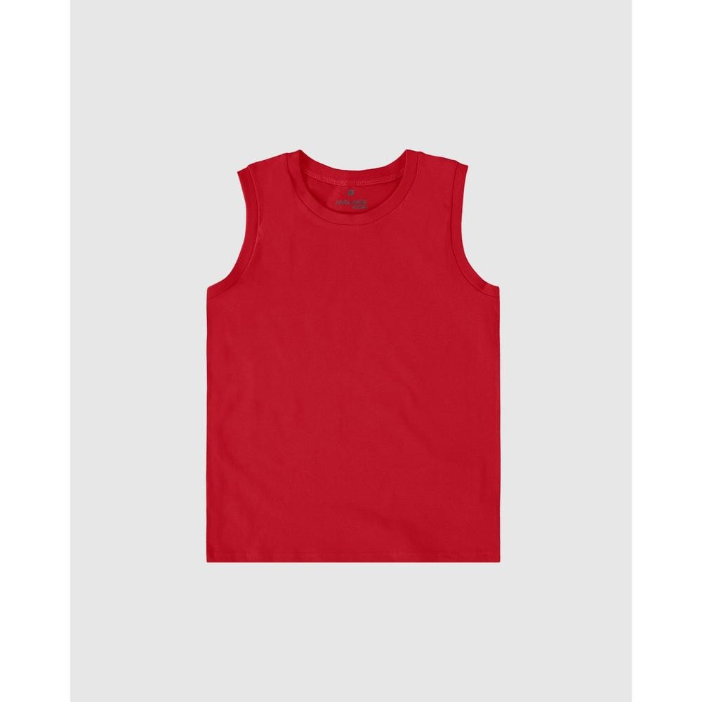 Regata Infantil Menino Decote Redondo Em Algodão Malwee Kids - Baby & Kids Fashion