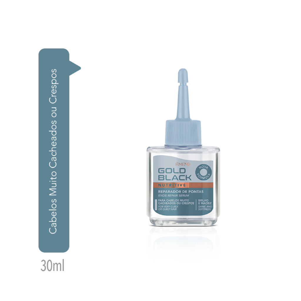 Amend Gold Black Nutritive Reparador de Pontas Maciez Com 30ml — imagem 2 de 2