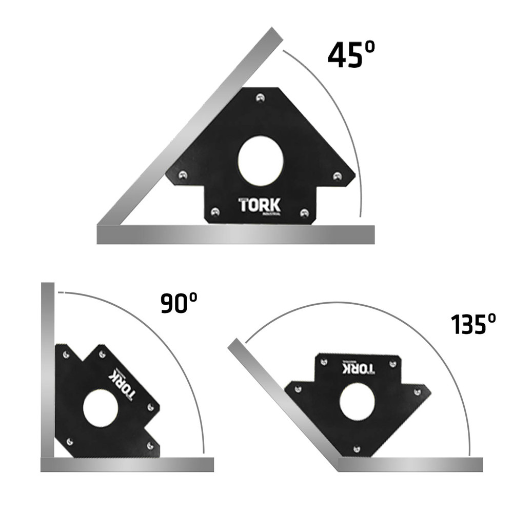 Detalhes do Esquadro Magnético Soldador Capacidade 30Kg EM-9030 Super Tork Ângulo  45 90 E 135 Graus