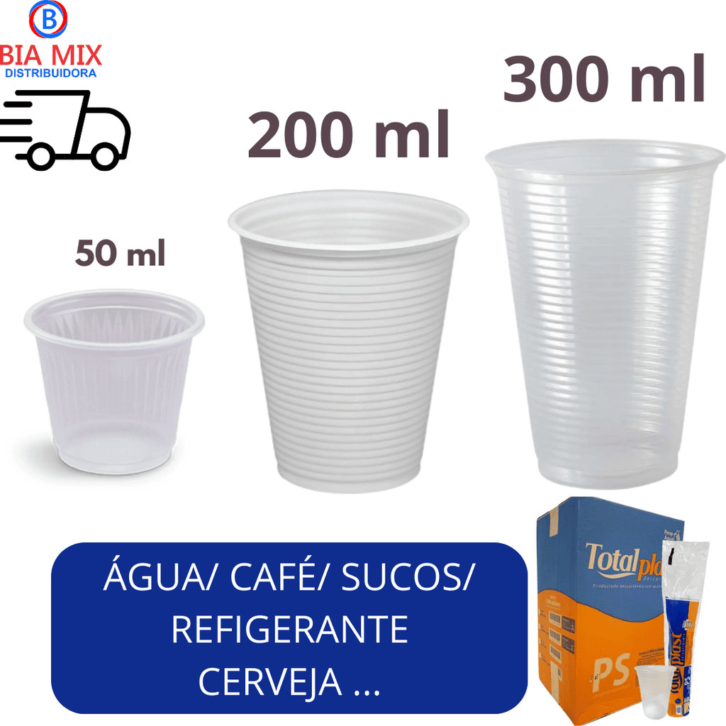Copo Plástico Descartável Econômico Água Refrigerante Atacado Barato Copo Café Água Suco Refrigerante Resistente em Oferta na Shopee